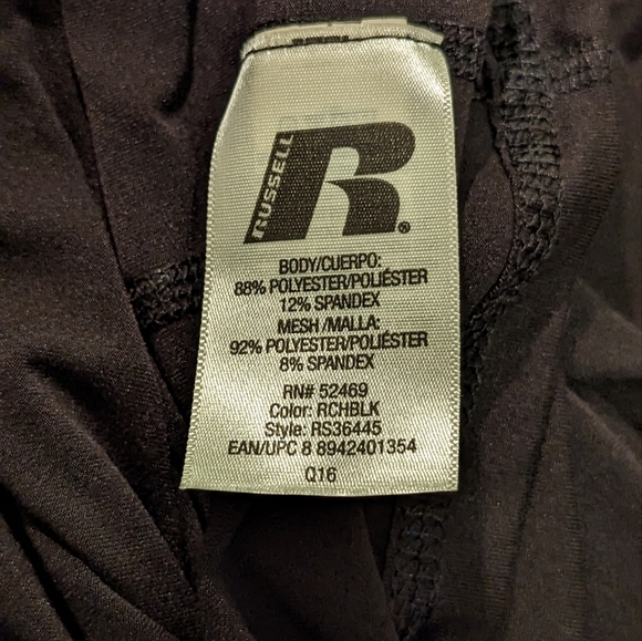 Russell Athletic 1/2 zip training fit, dri-power 360, active shirt. - Picture 10 of 14